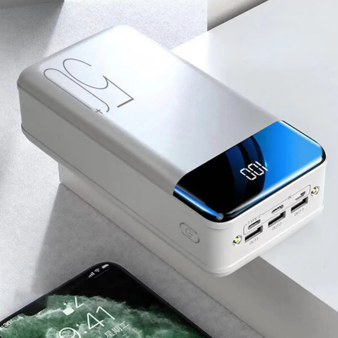 100000mAh Portable Power Bank for Phones, Tablets, and Laptops
