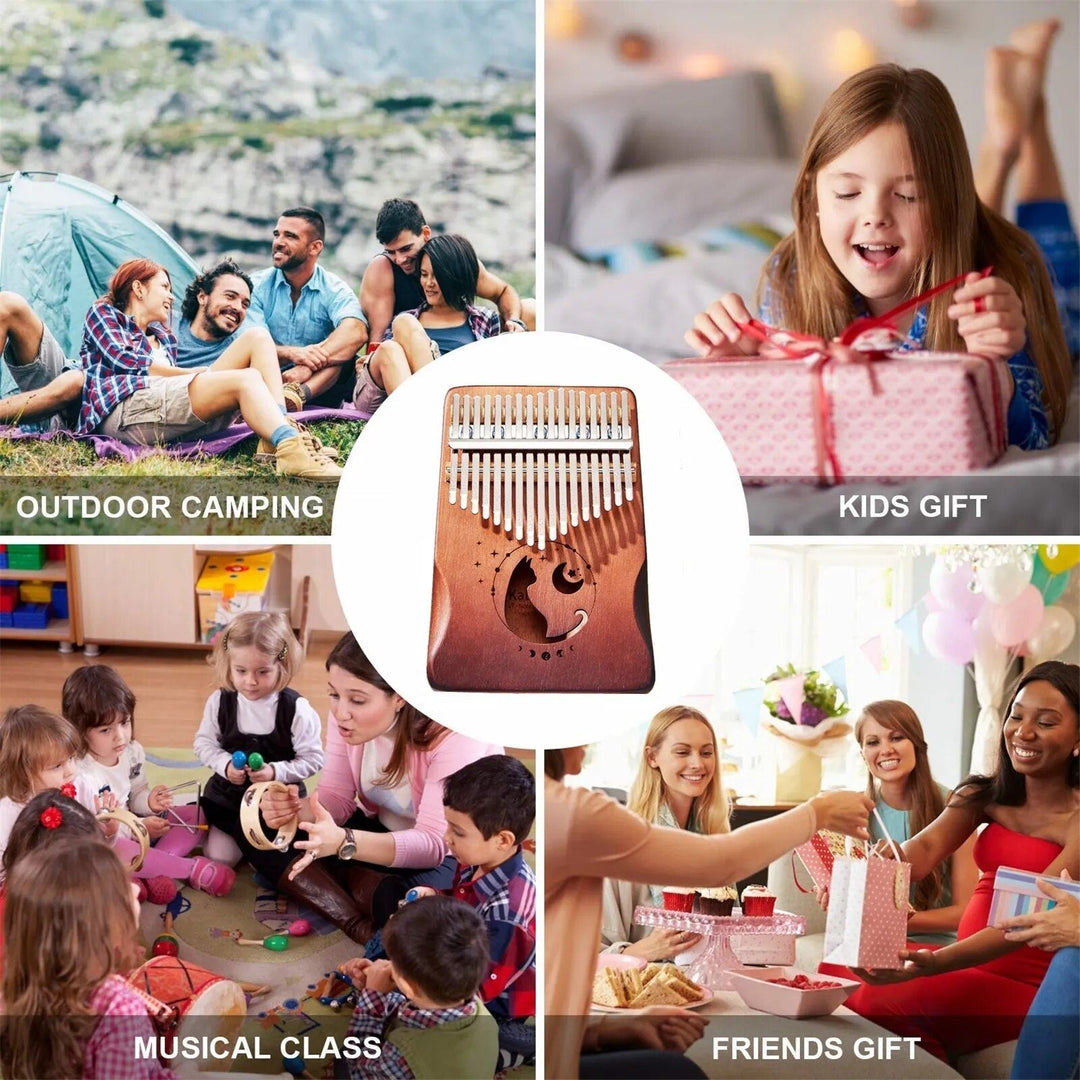 17-Key Kalimba Thumb Piano Musical Instrument for Music Lovers