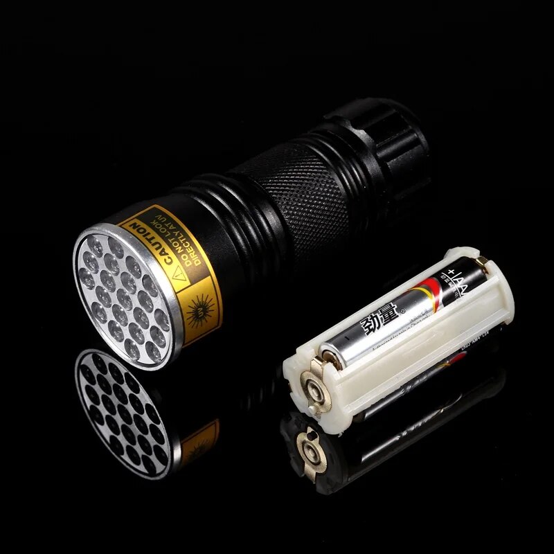 21 LED UV Pocket Flashlight for Home and Travel Use