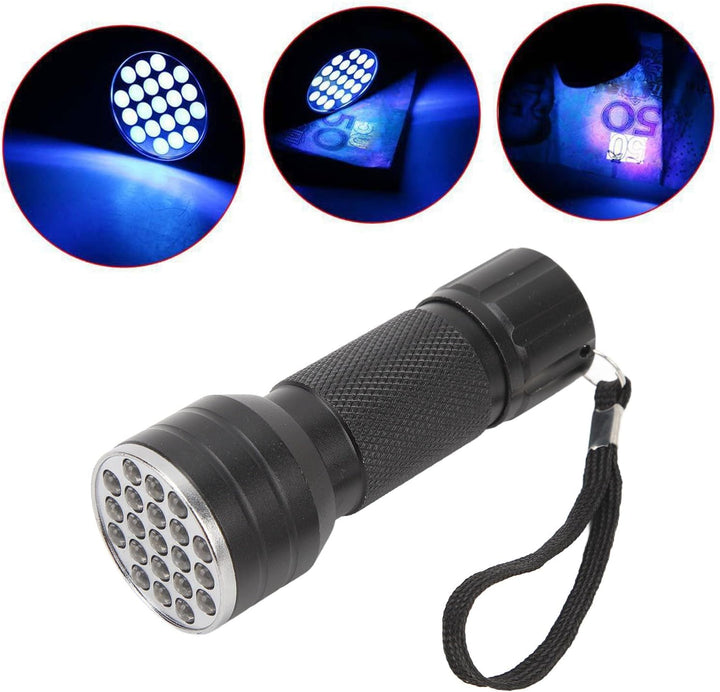 21 LED UV Pocket Flashlight for Home and Travel Use