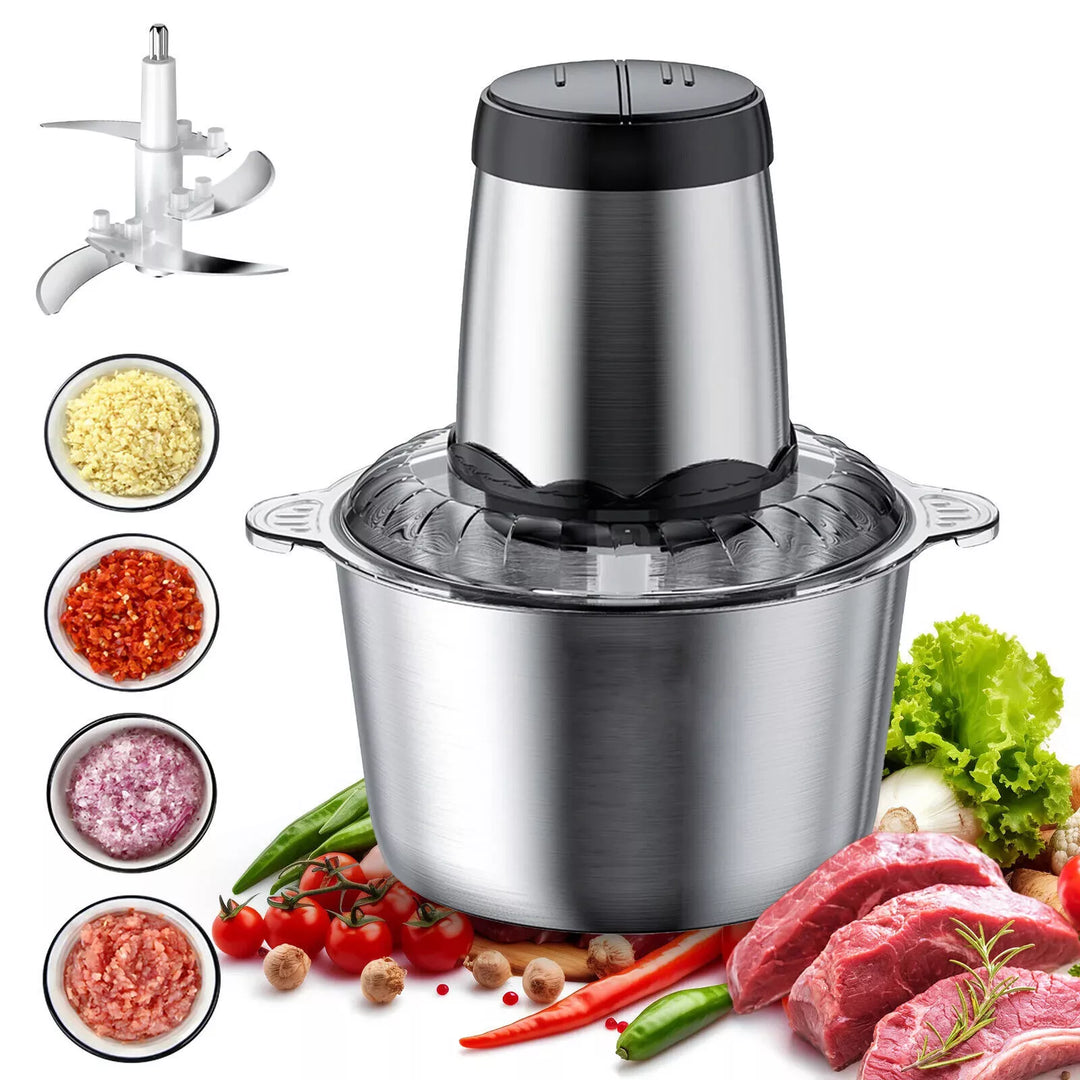2L Food Chopper Processor for Kitchen Cooking Prep