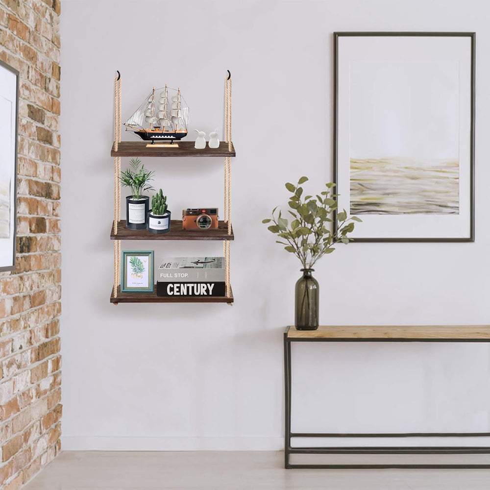 3-Tier Wall Shelf for Indoor Plants and Home Decor