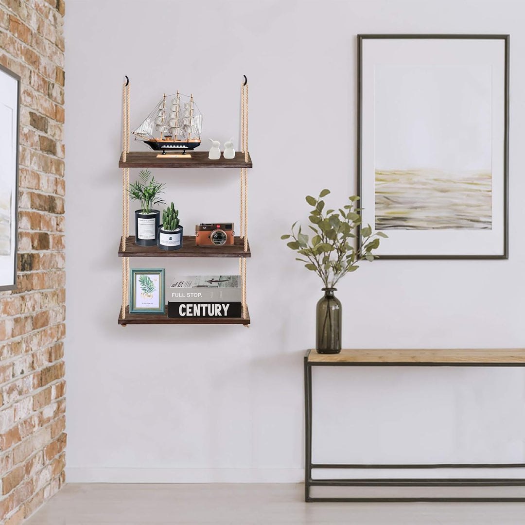 3-Tier Wall Shelf for Indoor Plants and Home Decor