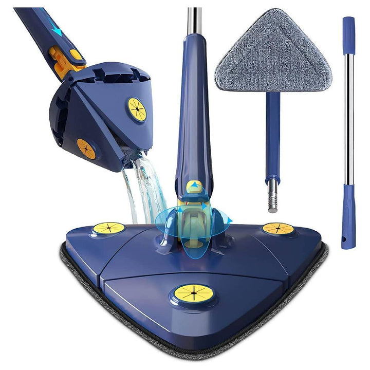 360 Degree Triangle Mop for Hardwood and Tile Floor Cleaning