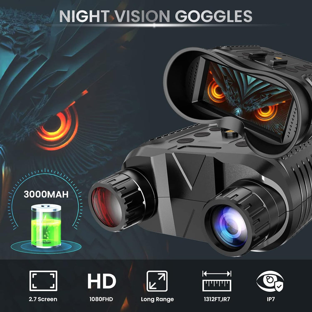 3D Night Vision Binoculars for Hunting and Outdoor Use