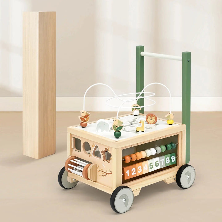 Adjustable Baby Push Walker Toy for Early Walking Development