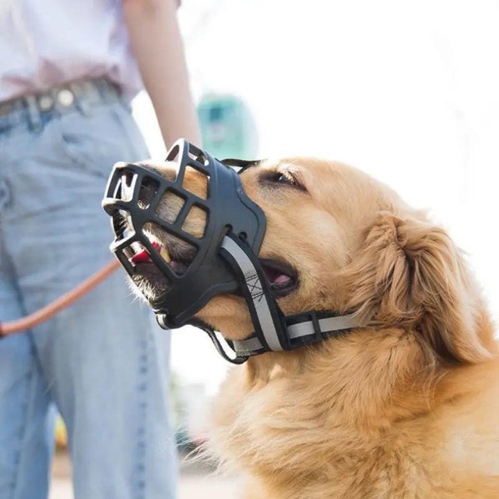 Adjustable Dog Muzzle for Safe Canine Training and Control