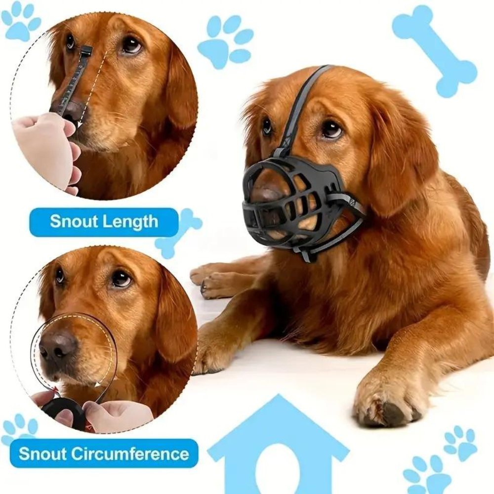 Adjustable Dog Muzzle for Safe Canine Training and Control