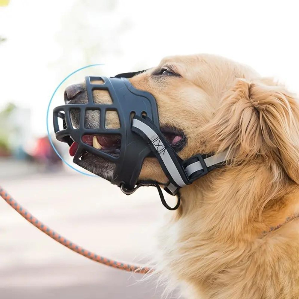 Adjustable Dog Muzzle for Safe Canine Training and Control