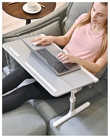 Adjustable Laptop Stand for Bed and Desk Use