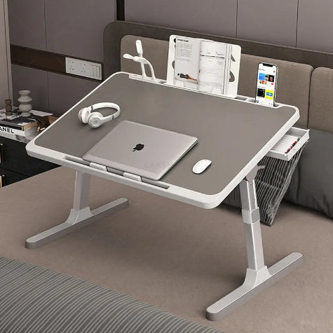 Adjustable Laptop Stand for Bed and Desk Use