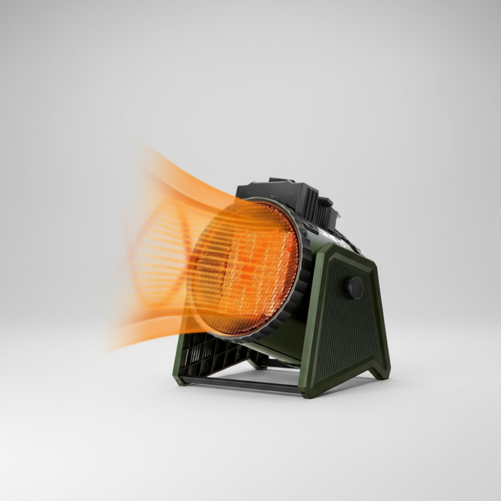 Adjustable Space Heater with Thermostat for Home Use