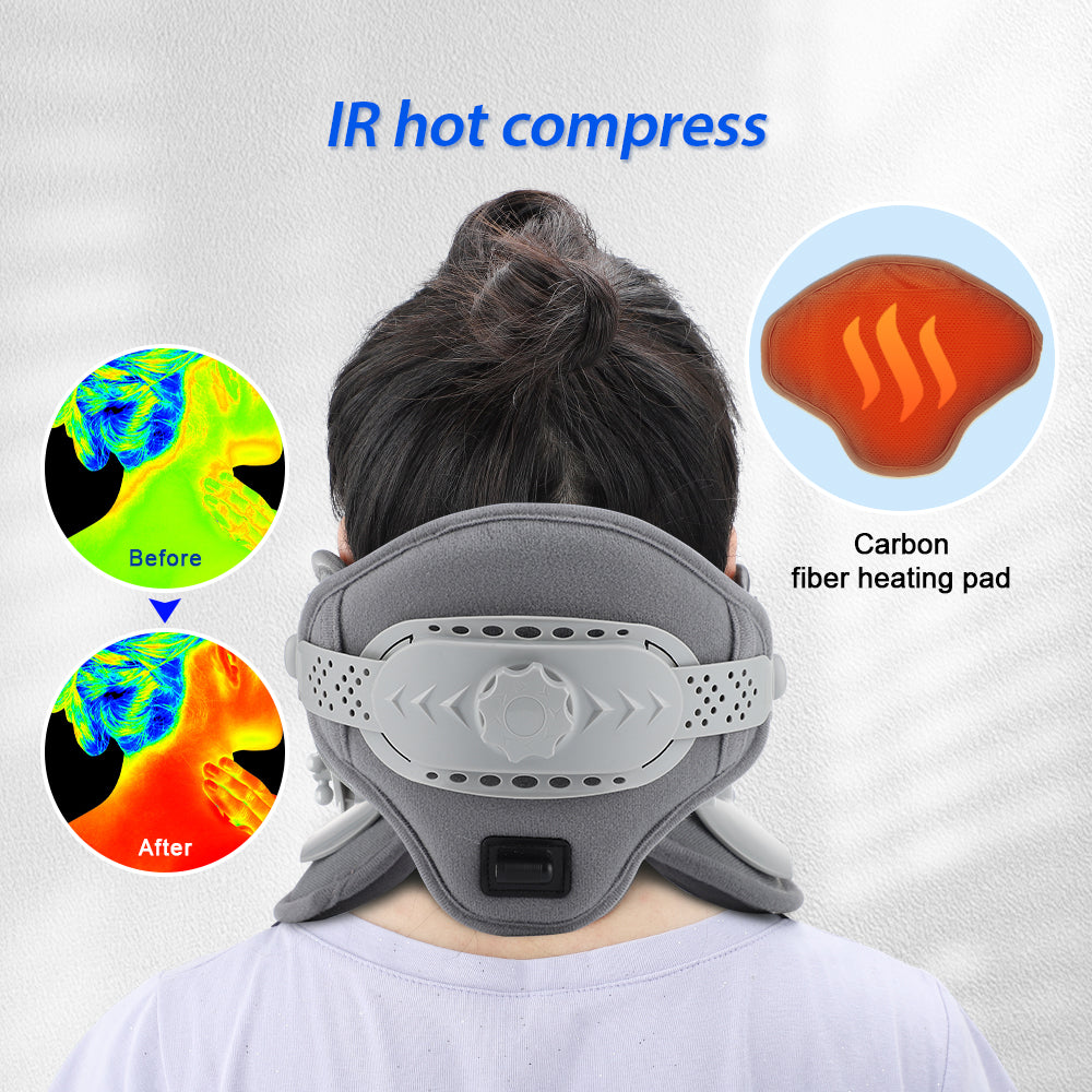 Adjustable Temperature Heating Neck Collar for Pain Relief