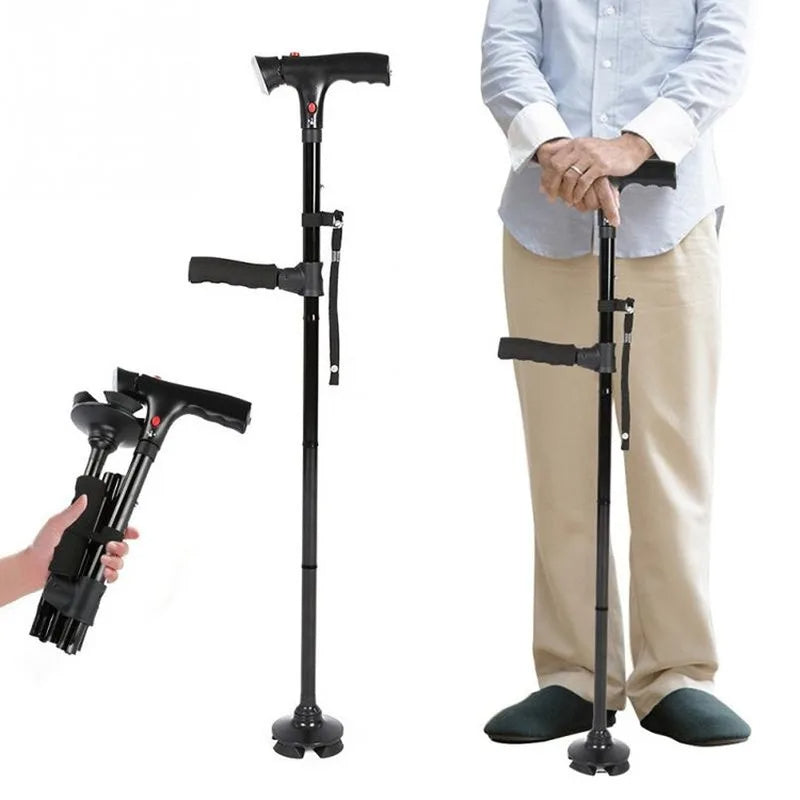 Adjustable Walking Cane for Seniors and Mobility Support