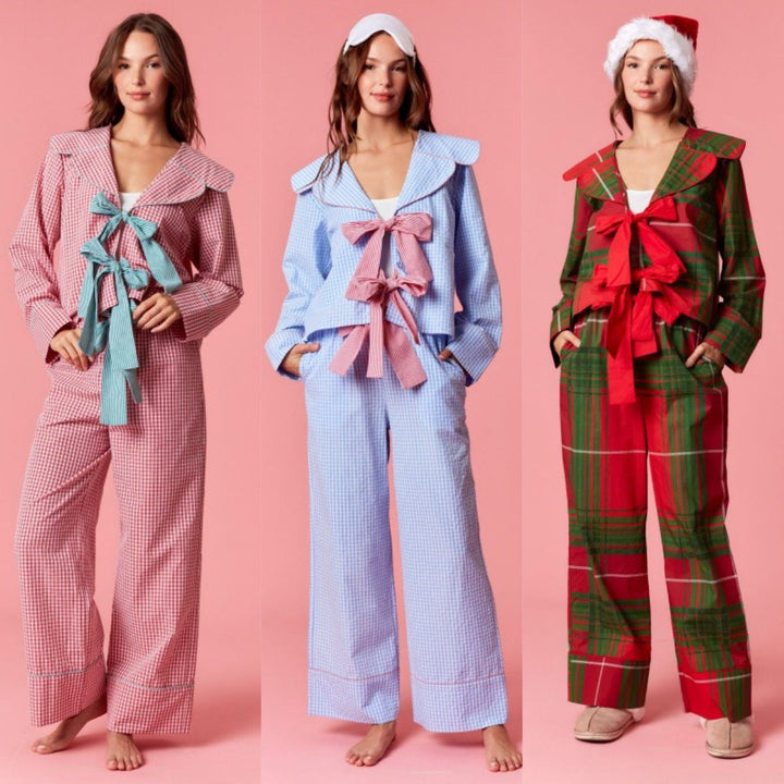 Adult Christmas Pajama Set Loungewear Costume for Holiday Comfort