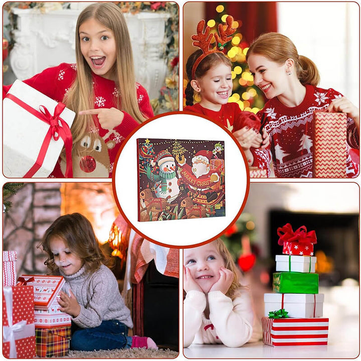 Advent Calendar Bracelet Kit with 22 Accessories for Christmas