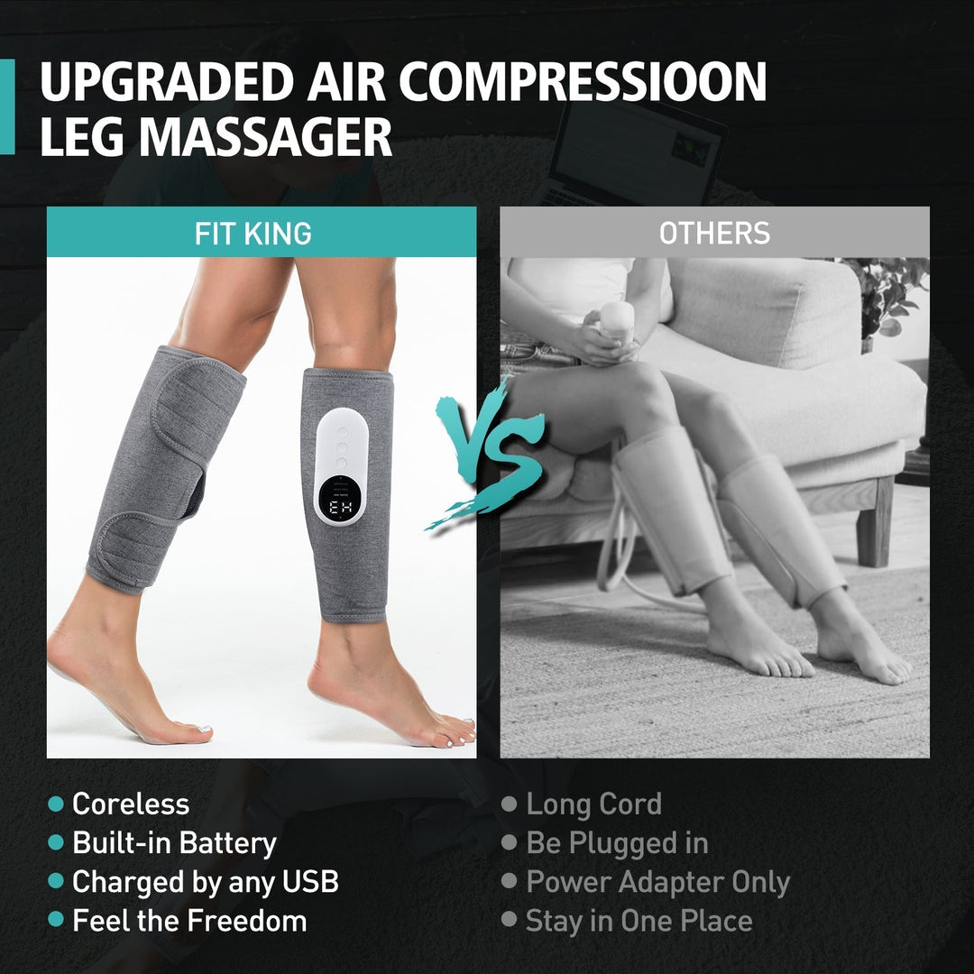 Air Compression Leg Massager for Pain Relief and Relaxation
