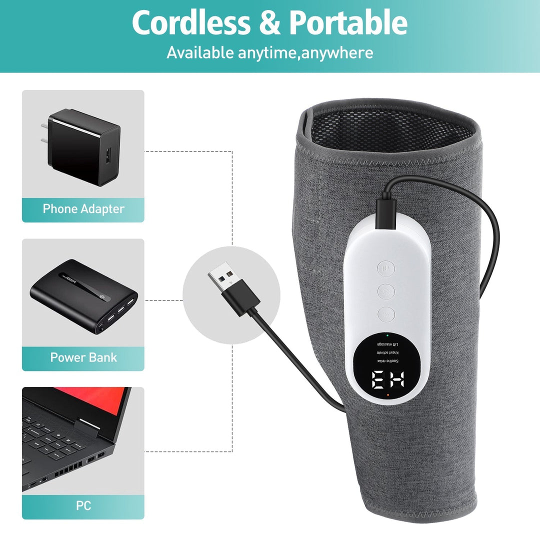 Air Compression Leg Massager for Pain Relief and Relaxation
