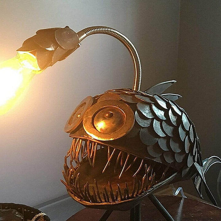 Anglerfish LED Night Light Table Lamp for Home Decor