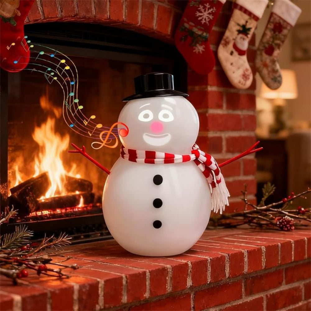 Animated Snowman Projector Light for Holiday Decorations