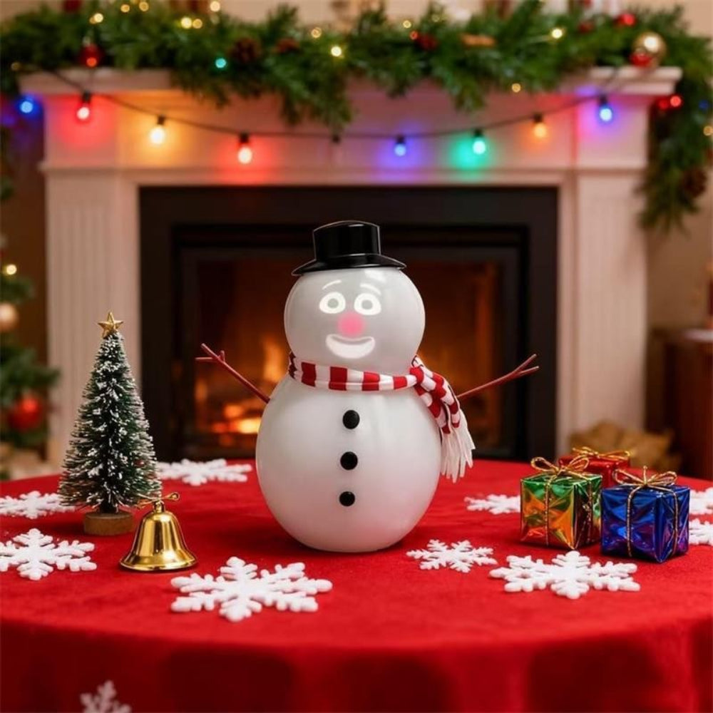 Animated Snowman Projector Light for Holiday Decorations