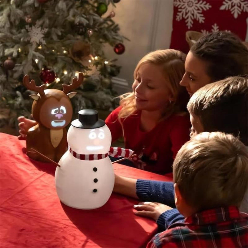 Animated Snowman Projector Light for Holiday Decorations