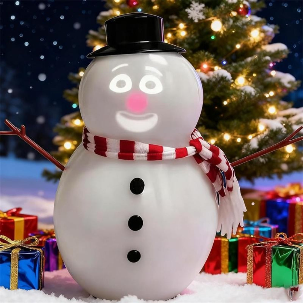 Animated Snowman Projector Light for Holiday Decorations