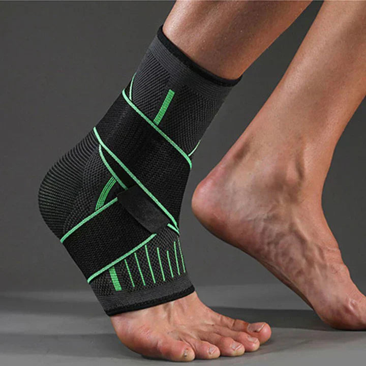 Ankle Compression Sleeve Support Brace for Pain Relief and Stability