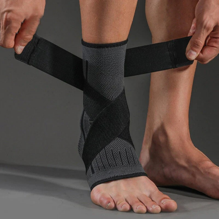 Ankle Compression Sleeve Support Brace for Pain Relief and Stability