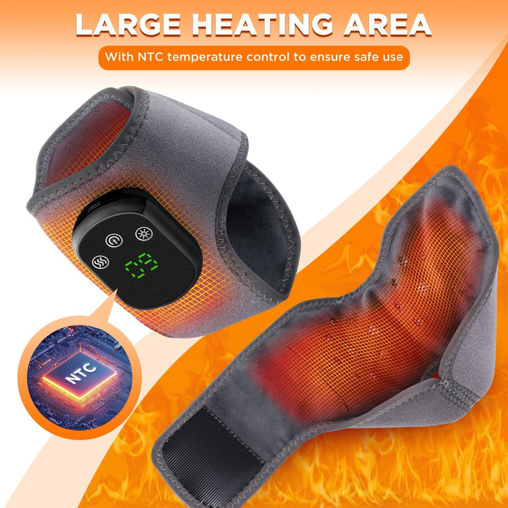 Ankle Massager with Heat Therapy for Pain Relief