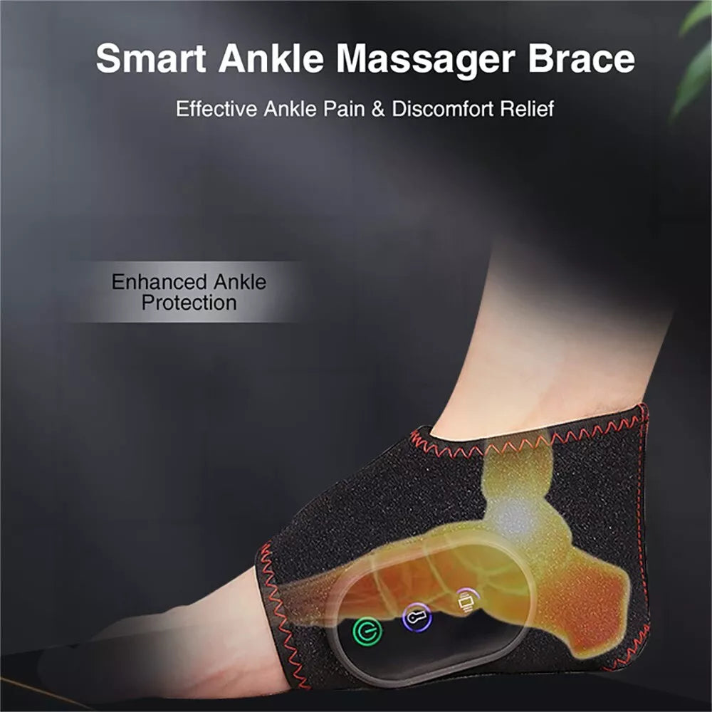 Ankle Support Brace with Massage Function for Pain Relief