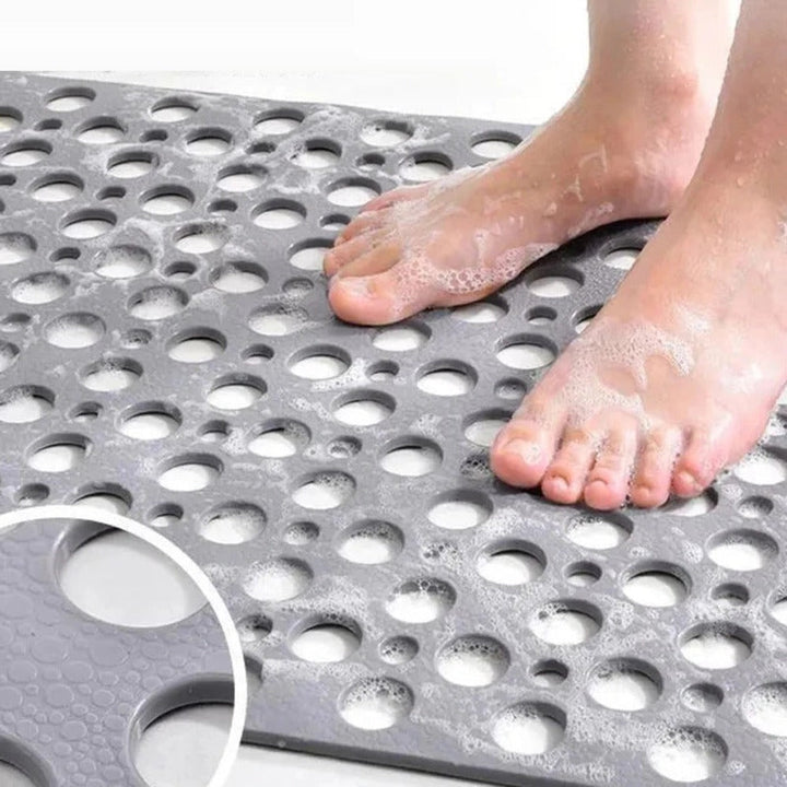 Antislip Shower Mat with Antimicrobial Protection