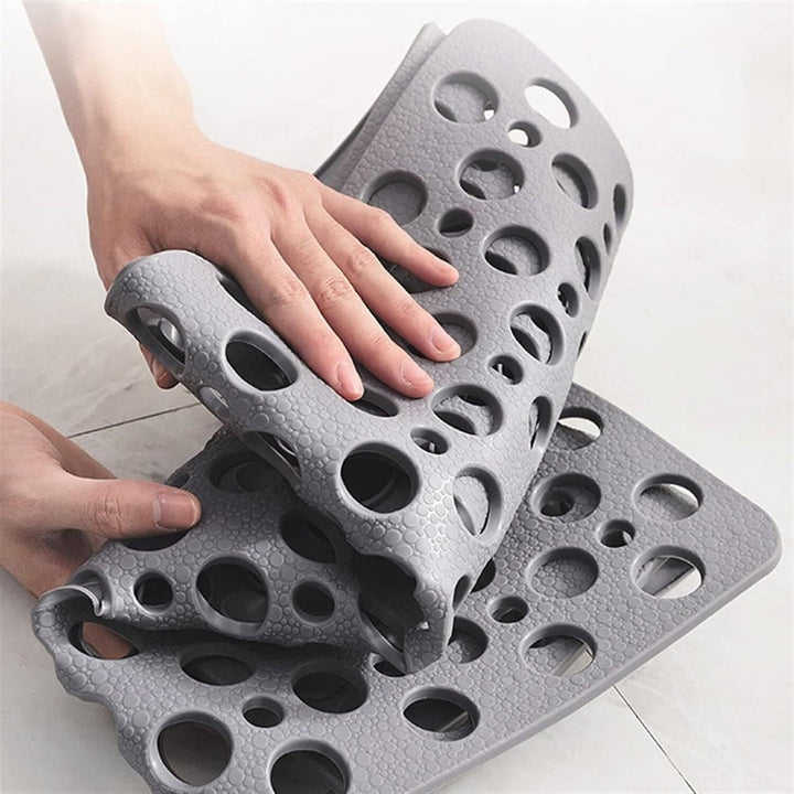 Antislip Shower Mat with Antimicrobial Protection