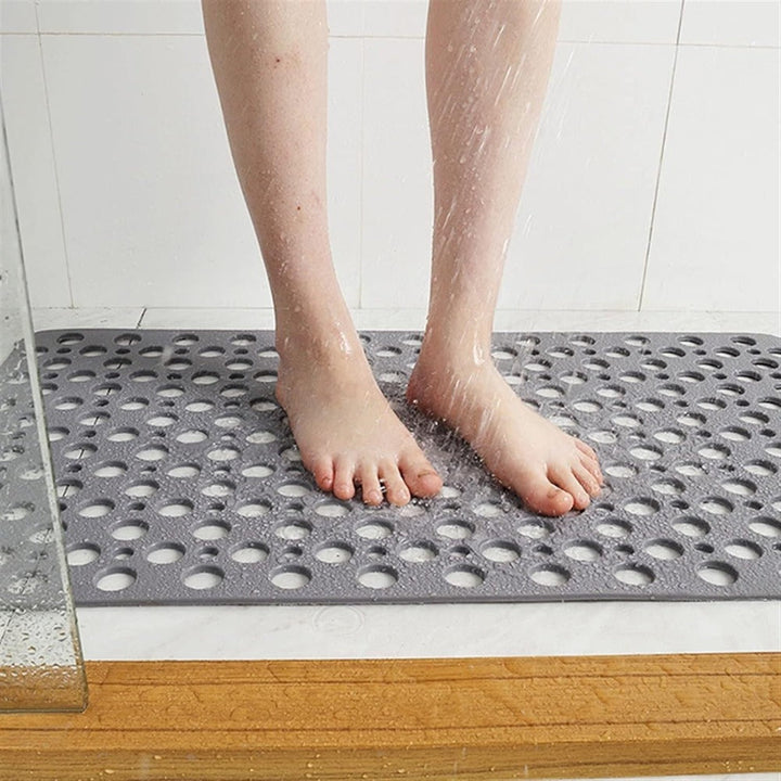 Antislip Shower Mat with Antimicrobial Protection