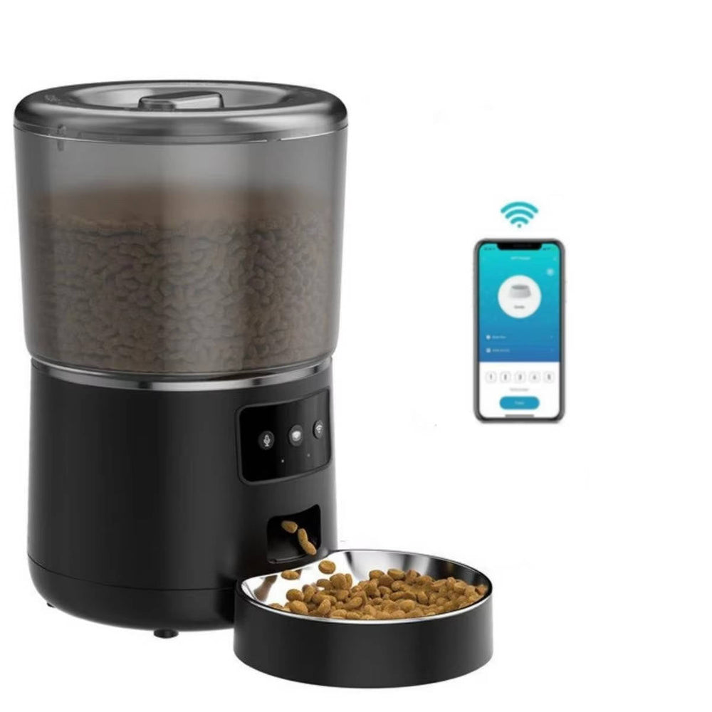 Automatic Pet Feeder for Cats and Dogs - Programmable Food Dispenser