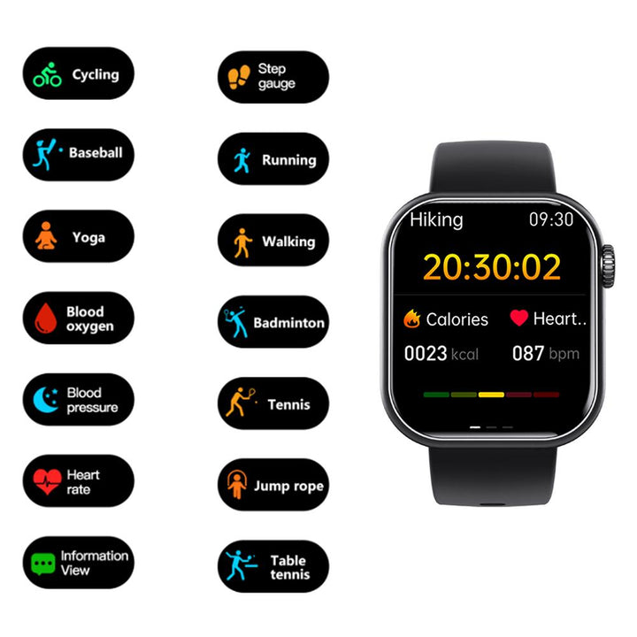 Blood Sugar, Blood Pressure, Heart Rate & Sleep Monitoring Smartwatch