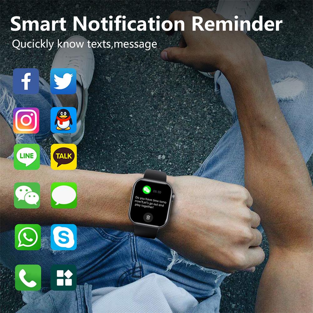 Blood Sugar, Blood Pressure, Heart Rate & Sleep Monitoring Smartwatch