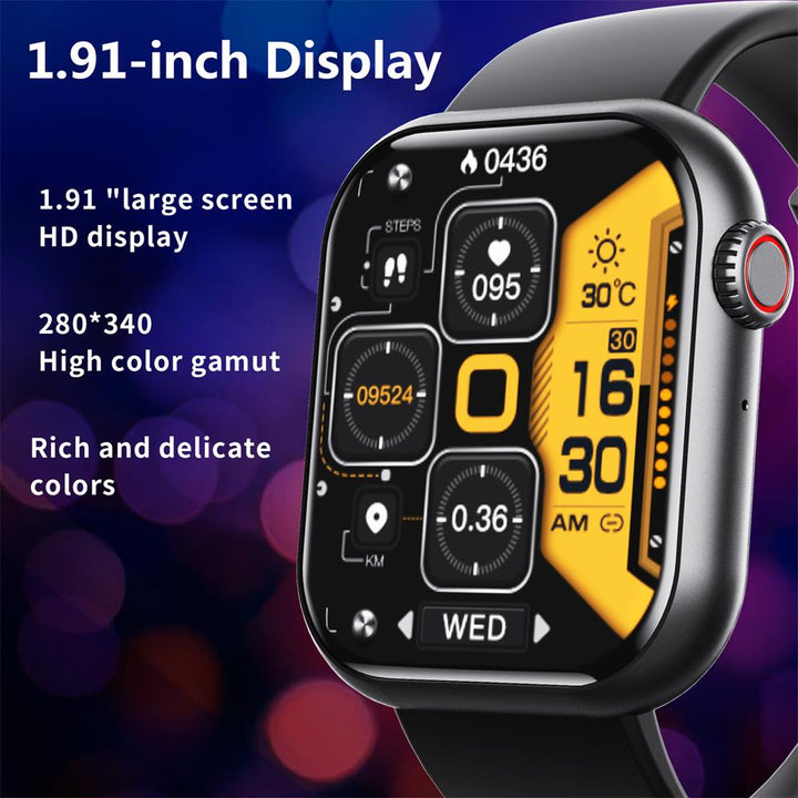 Blood Sugar, Blood Pressure, Heart Rate & Sleep Monitoring Smartwatch