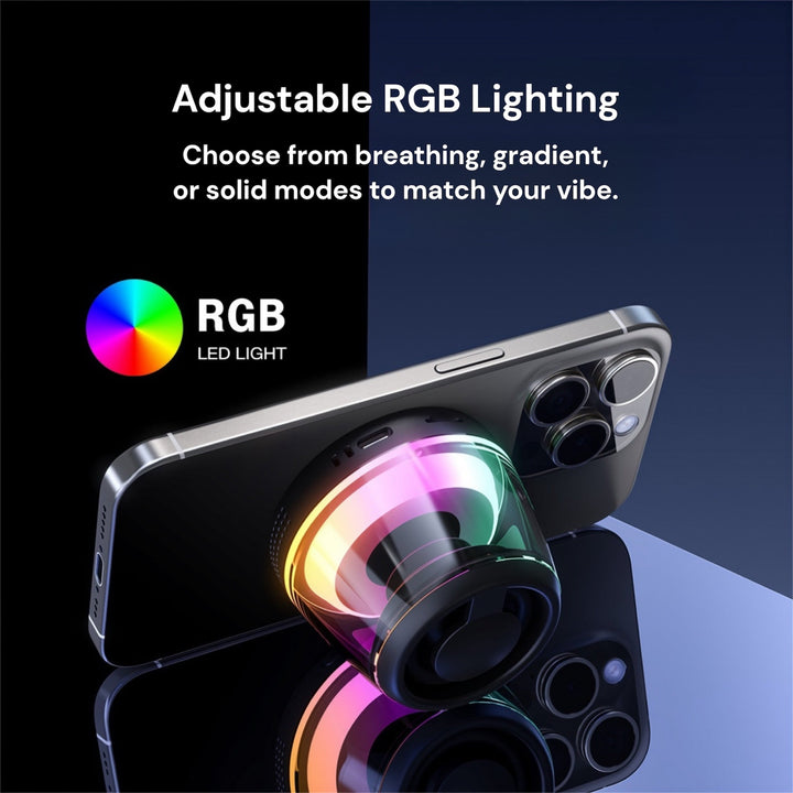 Bluetooth Speaker with RGB Light for Outdoor Use