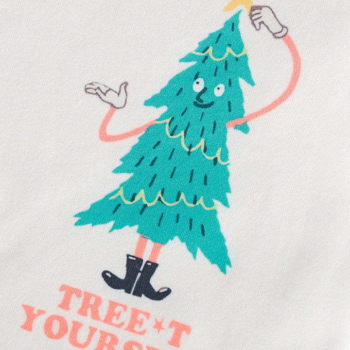 Boys Long Sleeve Christmas Pajamas Set Sleepwear Trousers Top