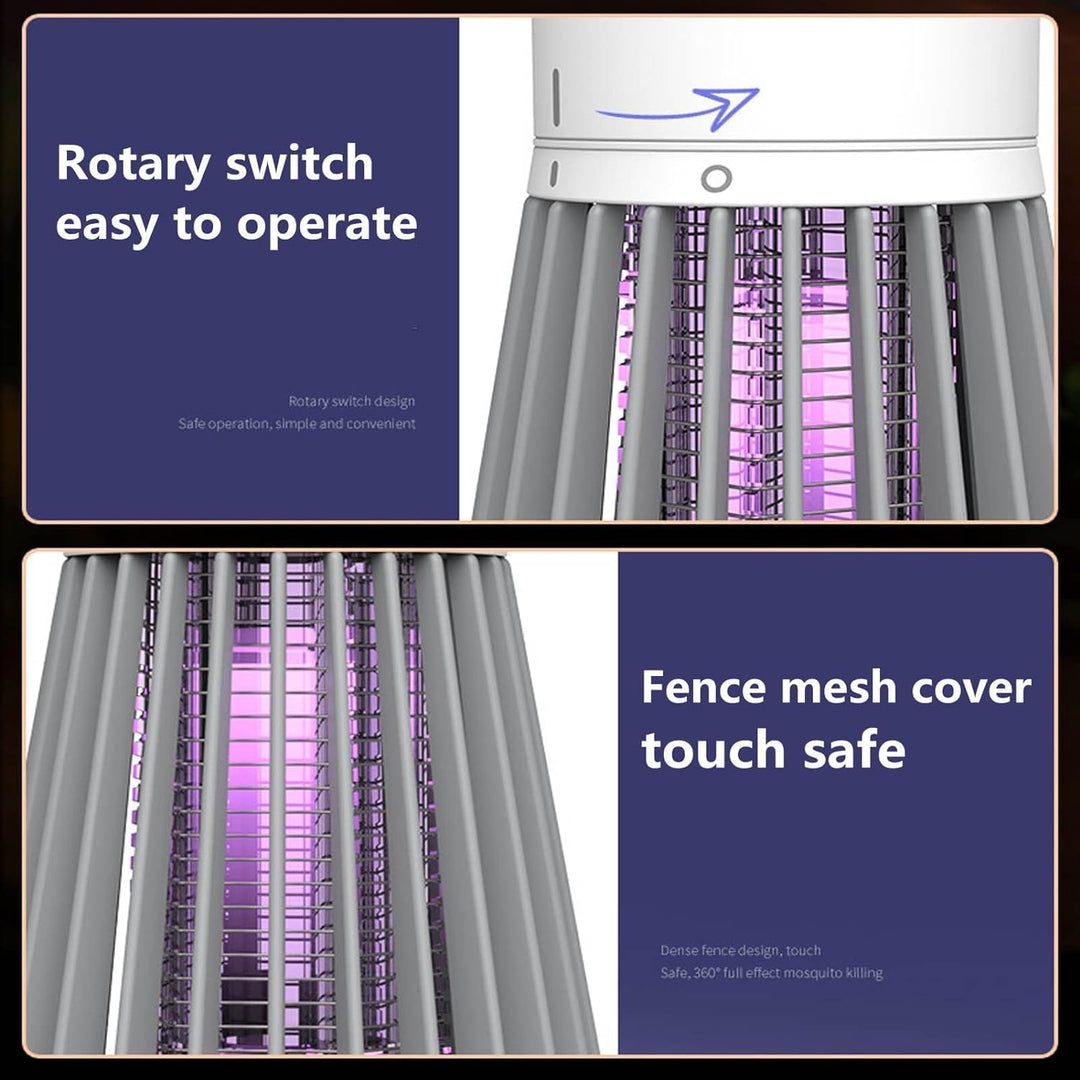 Bug Zapper Lamp 2 Pack for Indoor and Outdoor Mosquito Control