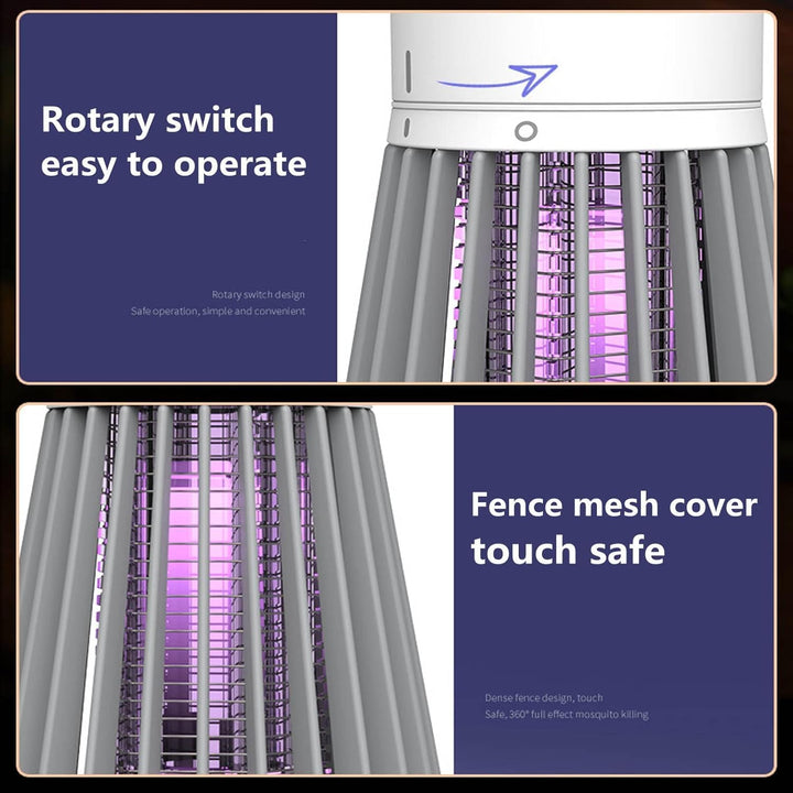 Bug Zapper Lamp 2 Pack for Indoor and Outdoor Mosquito Control