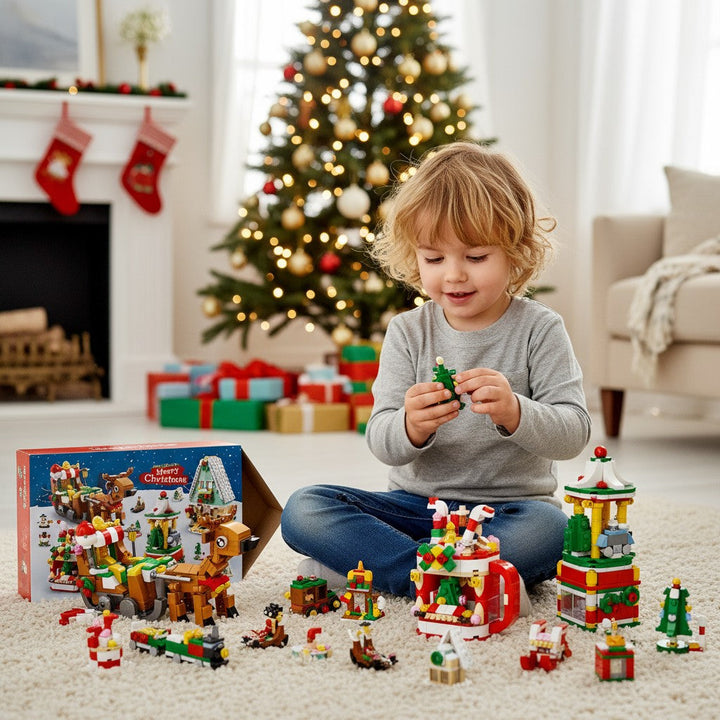 Building Block Advent Calendar Toy for Kids 2025