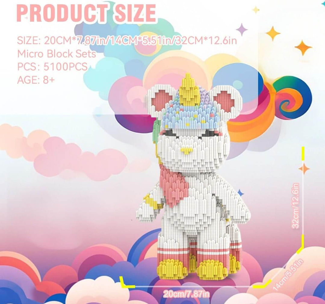 Building Blocks Set Educational Toys for Kids - Deer and Unicorn Theme