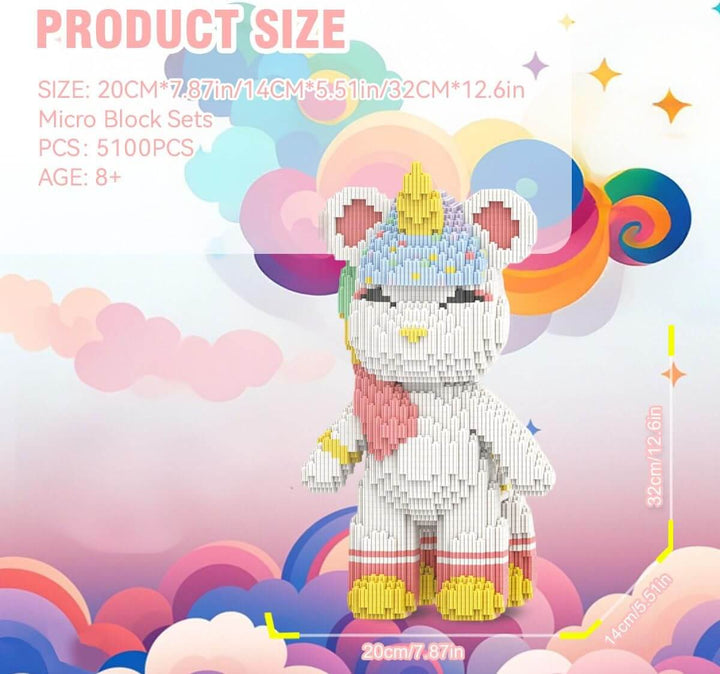 Building Blocks Set Educational Toys for Kids - Deer and Unicorn Theme