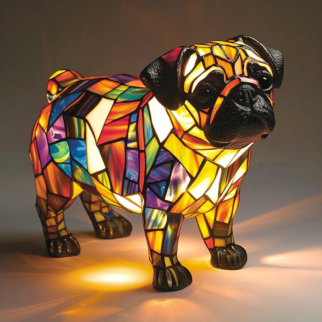 Bulldog Table Lamp Lighting Fixture for Home Decor