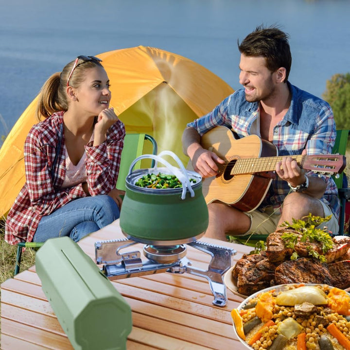 Butane Camping Stove 3000 Watts Portable Outdoor Cooking Gear