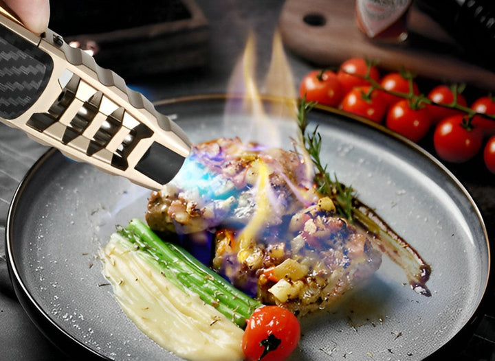 Butane Torch Lighter Windproof Portable Flame Igniter