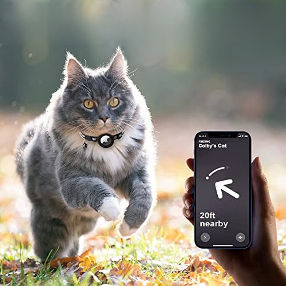 Cat GPS Tracker Collar with Reflective Quick Release Feature