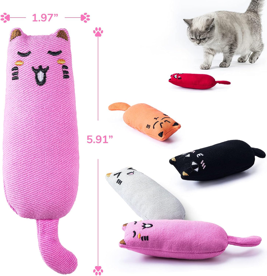 Catnip Mice Toys for Cats - 5 Pack Chew and Teething Toys